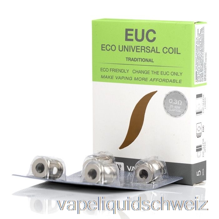 Vaporesso EUC Ersatzspulen 0,3 Ohm Traditionelle EUC Clapton Vape Liquid E-Liquid Schweiz